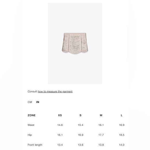 ZARA FRINGED MINI SKIRT - Picture 15 of 16